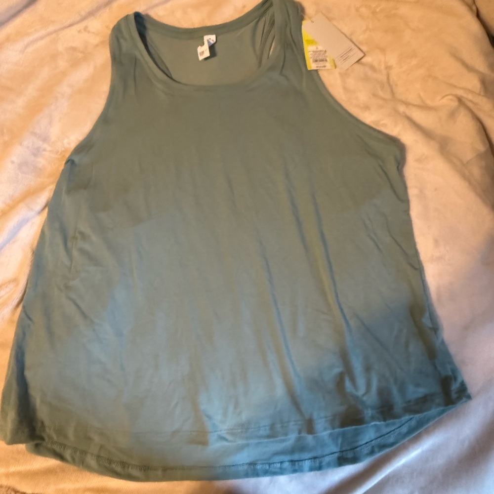 NWT All in Motion Women's Green Athletic Tank Top Size Large